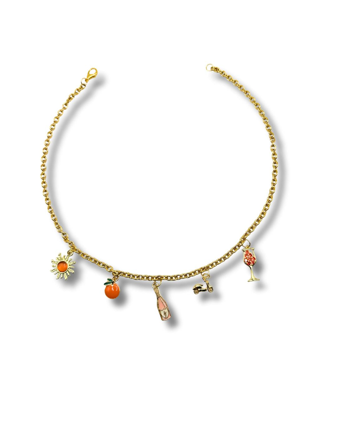 The Aperol Spritz - Charm Necklace DIY Kit