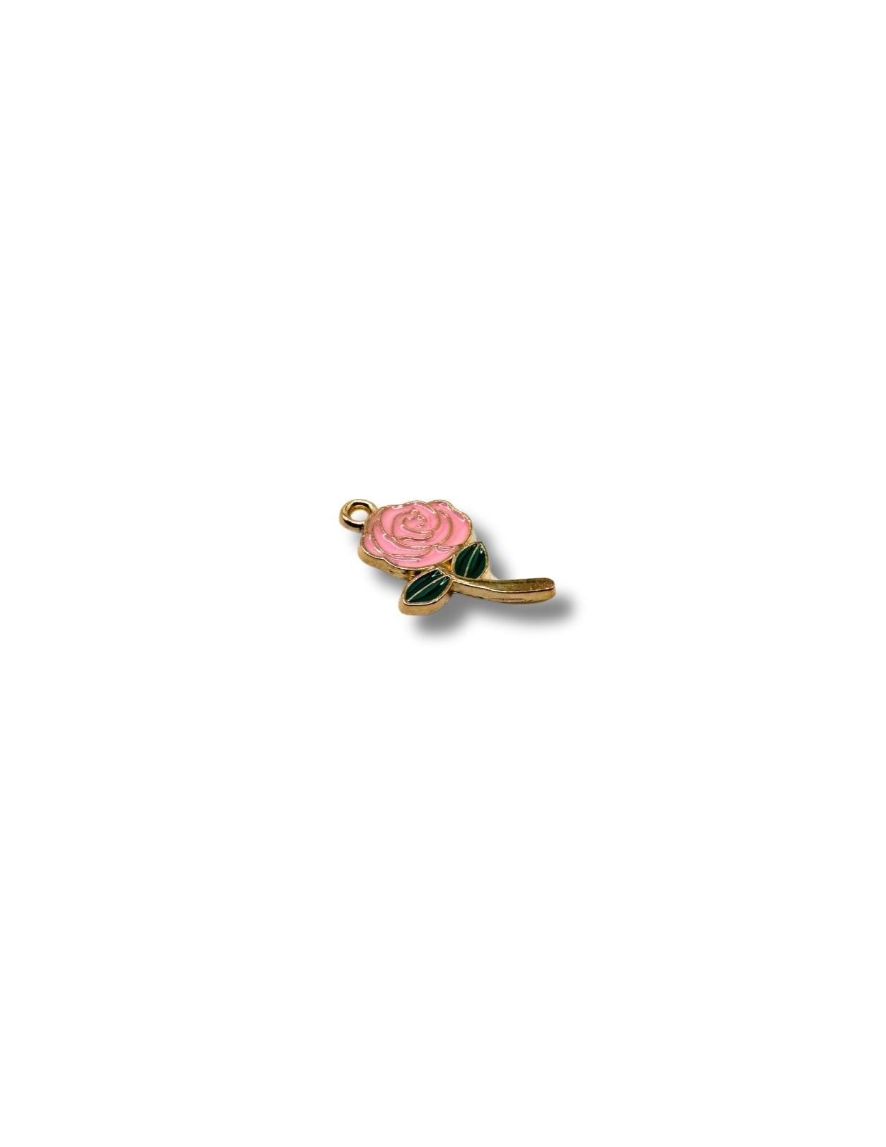 Pink Rose Charm