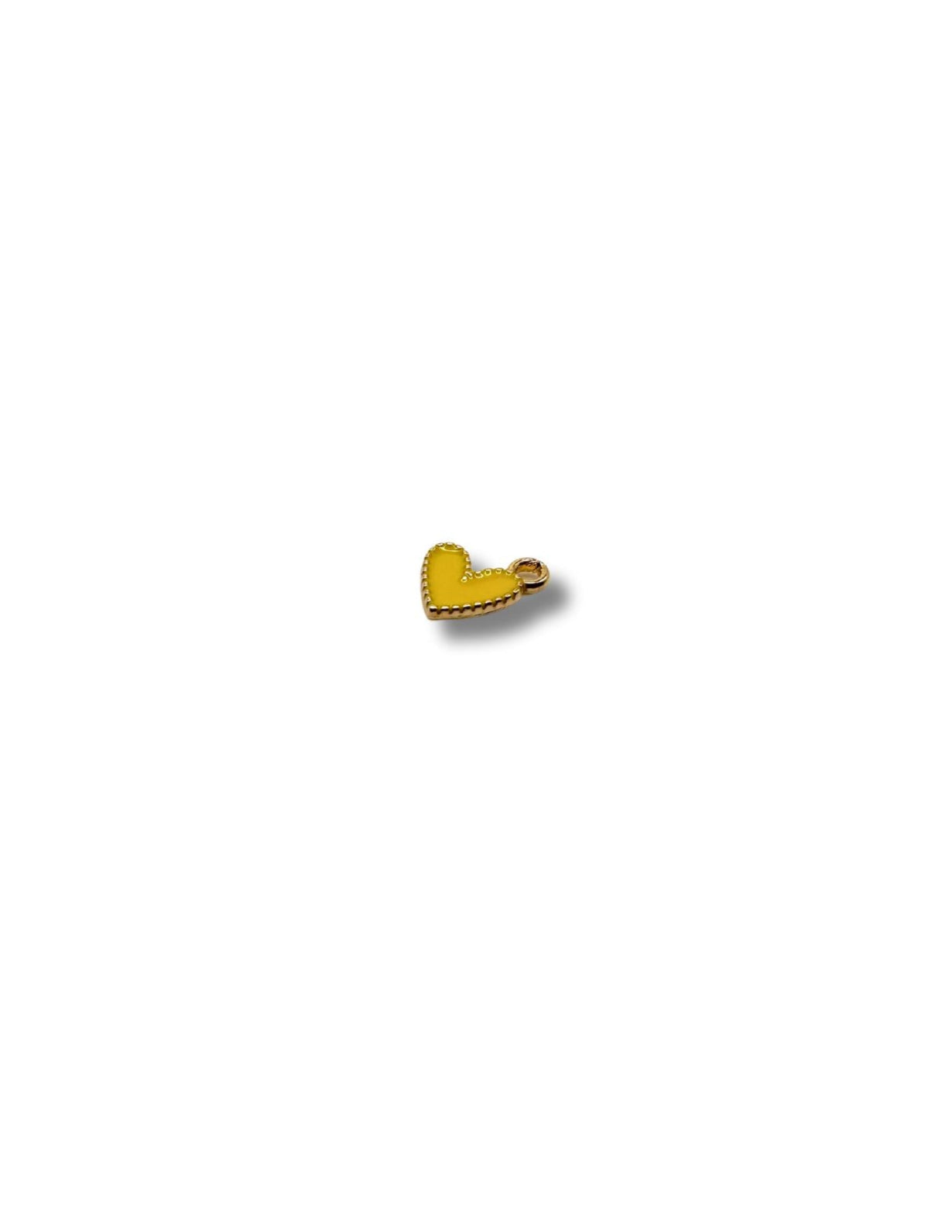 Yellow Heart Charm