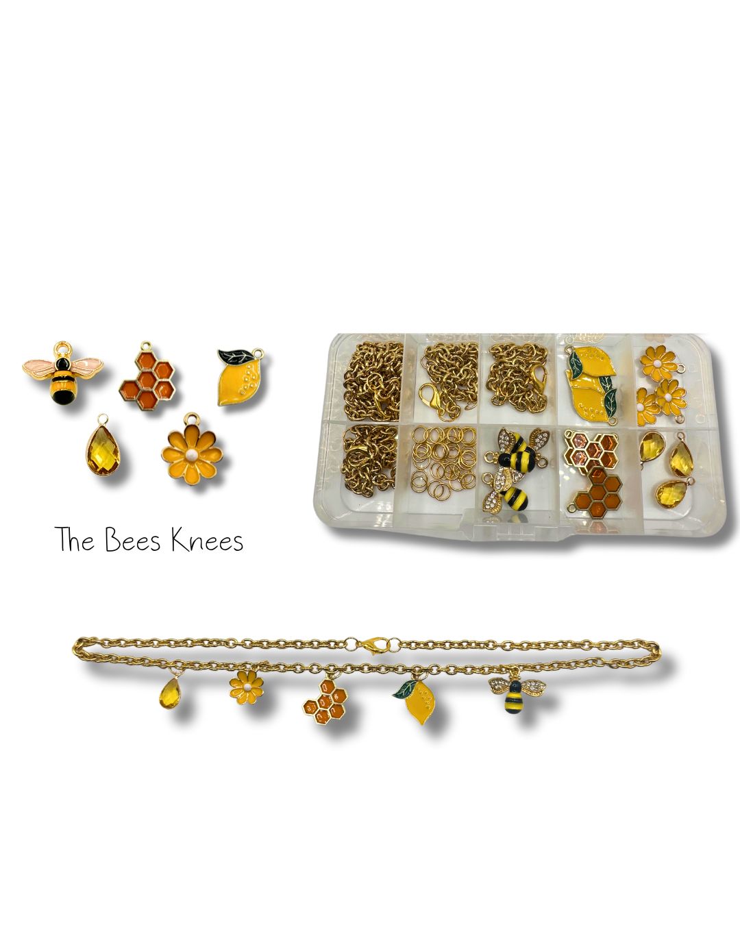 The Bees Knees- Charm Necklace DIY Kit