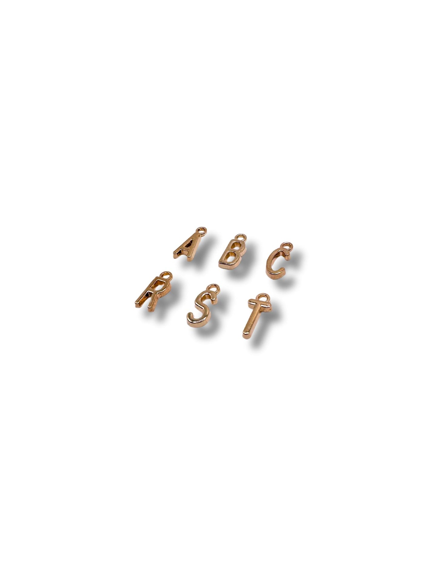 Rose Gold Letter Charm