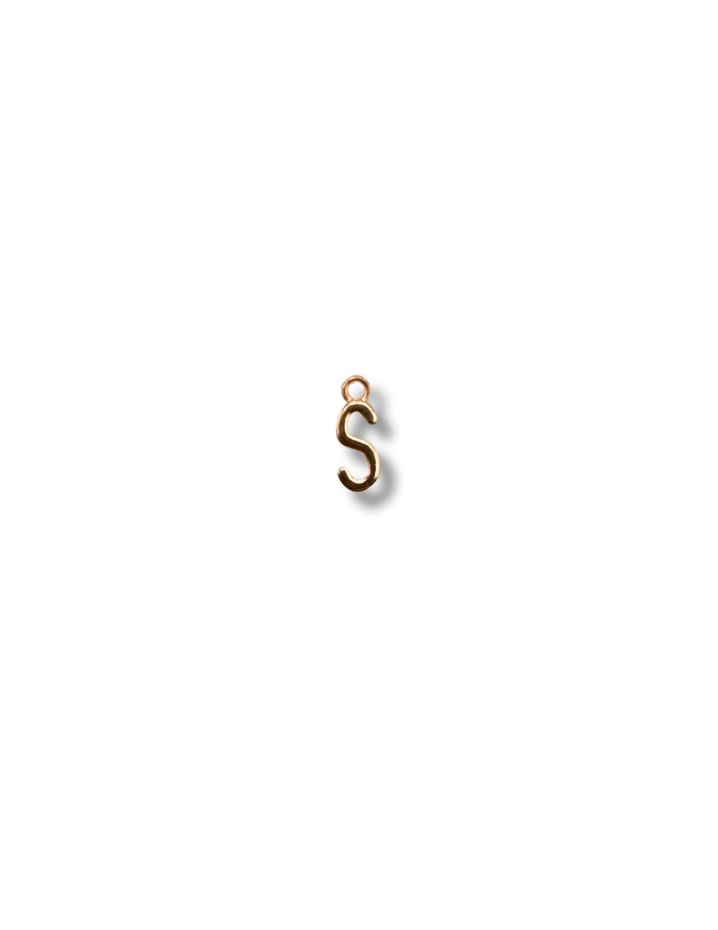 Rose Gold Letter Charm
