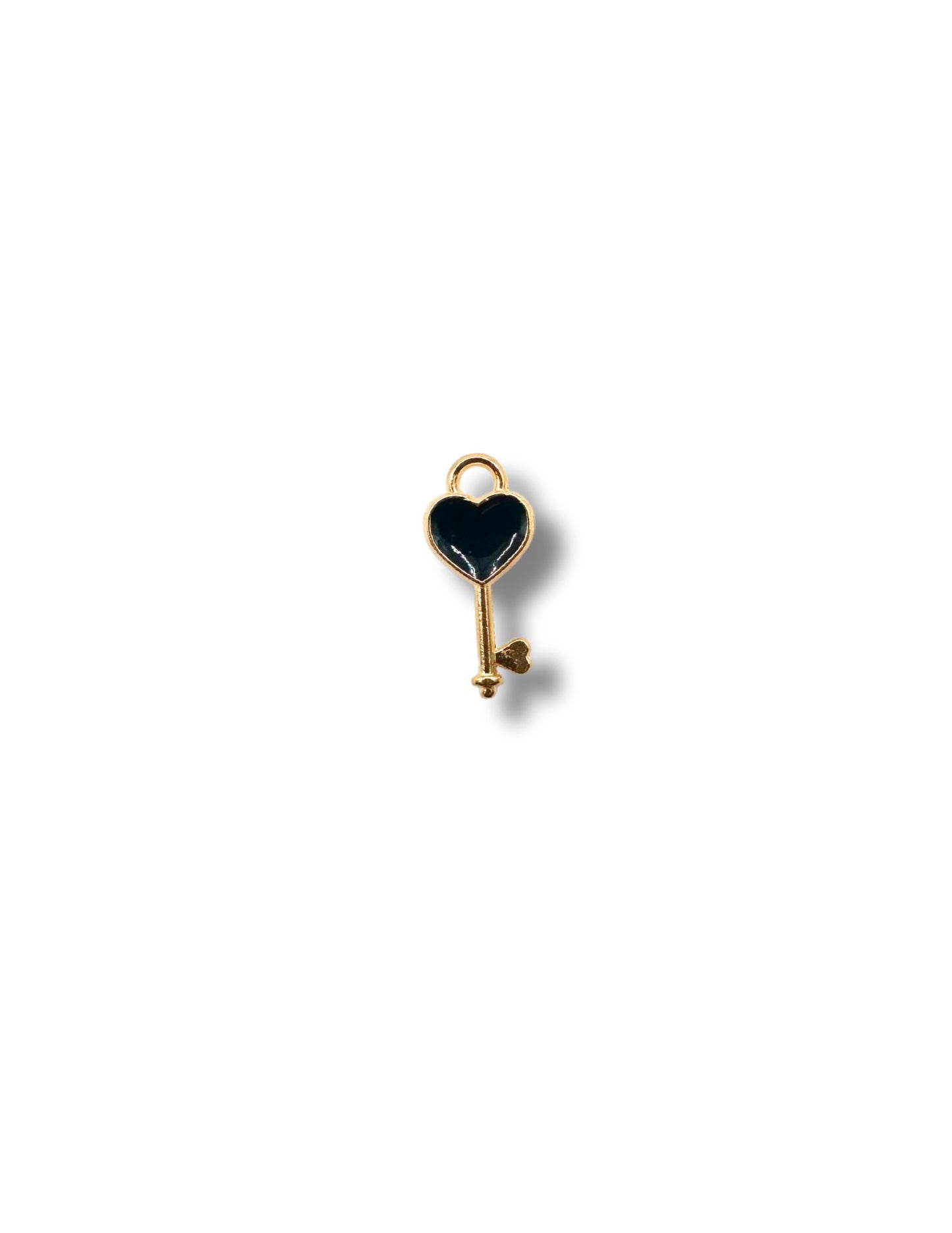 Heart Key Charm