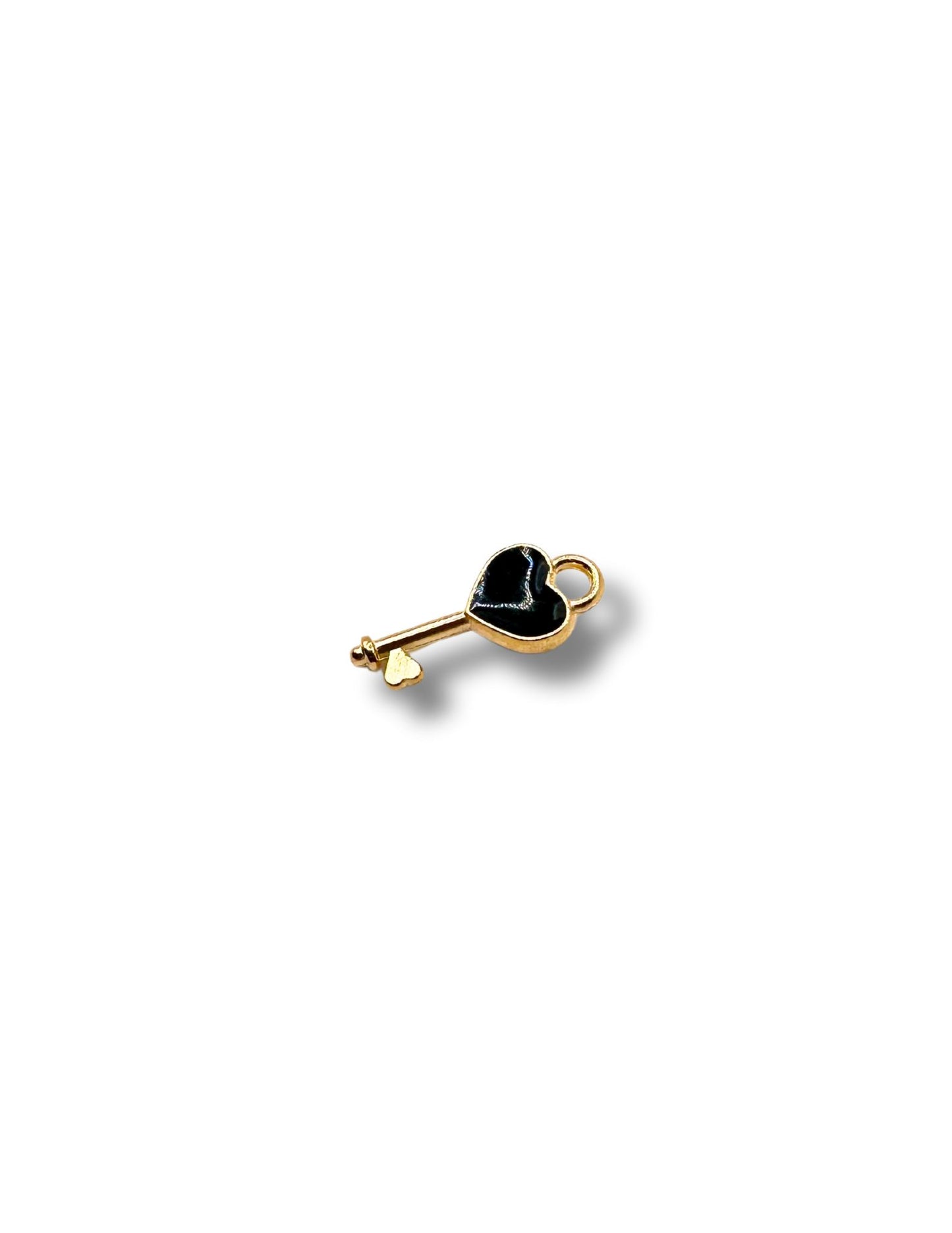 Heart Key Charm