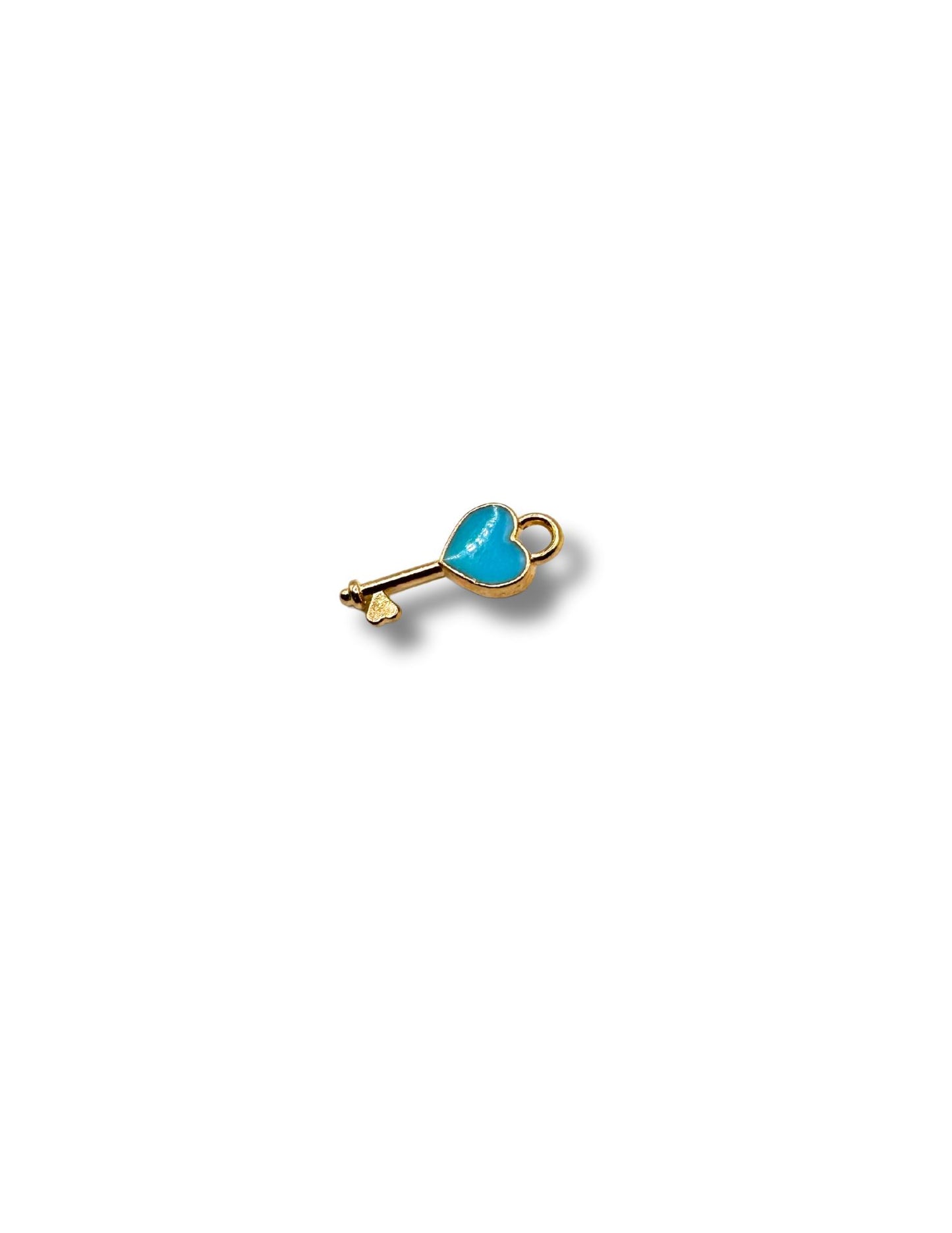 Heart Key Charm