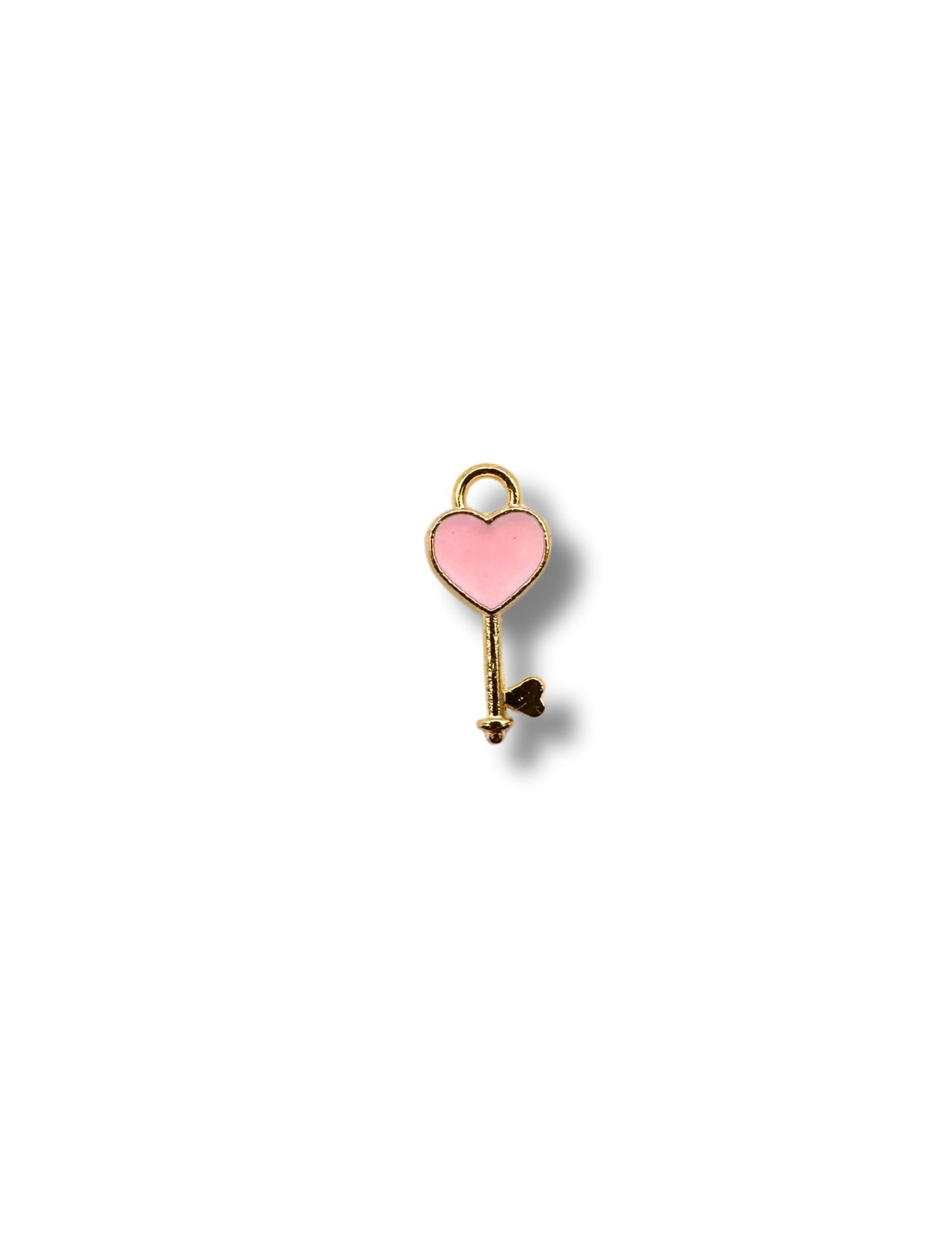 Heart Key Charm