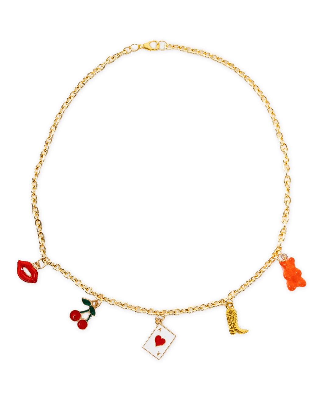 Pop Of Red - Charm Necklace DIY Kit