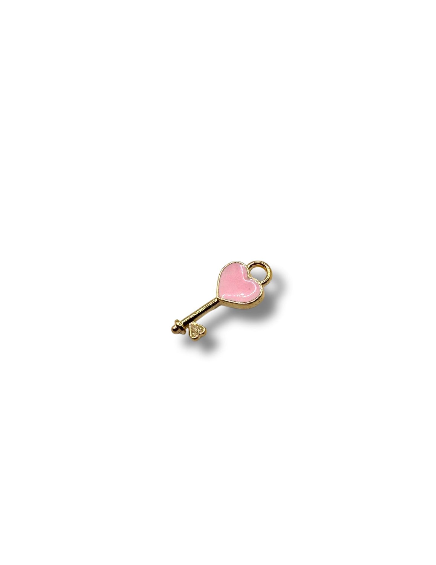 Heart Key Charm