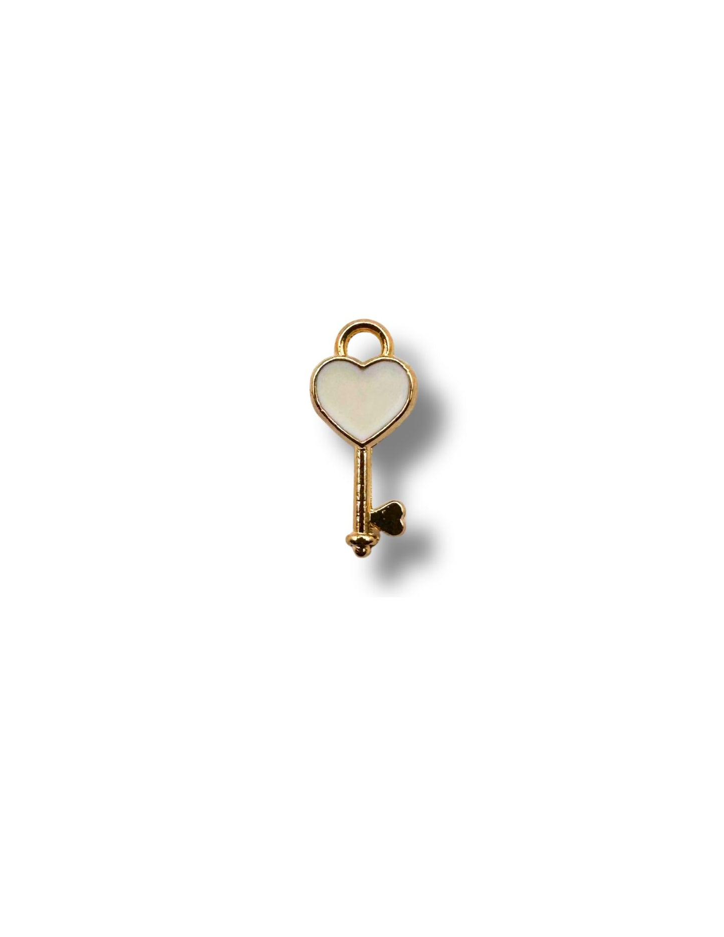 Heart Key Charm