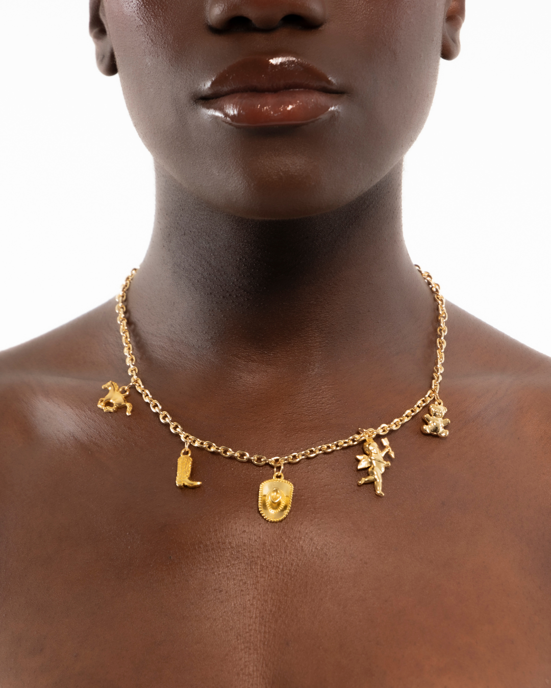 Gold Collection Charm Necklace DIY Kit