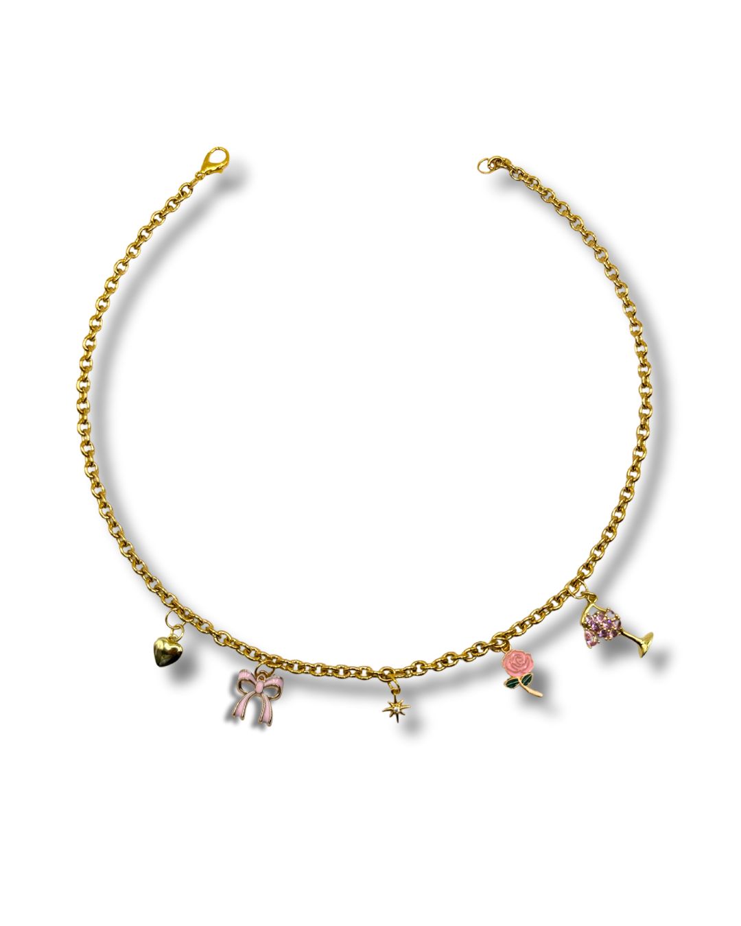 The Rosé All Day- Charm Necklace DIY Kit