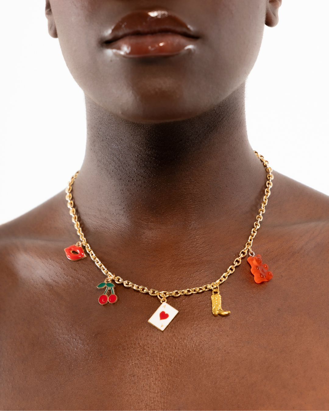 Pop Of Red - Charm Necklace DIY Kit