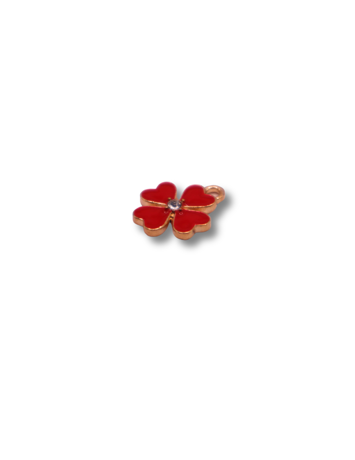 Red Flower Charm