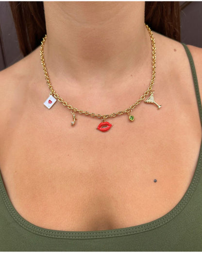 The Martini - Charm Necklace DIY Kit