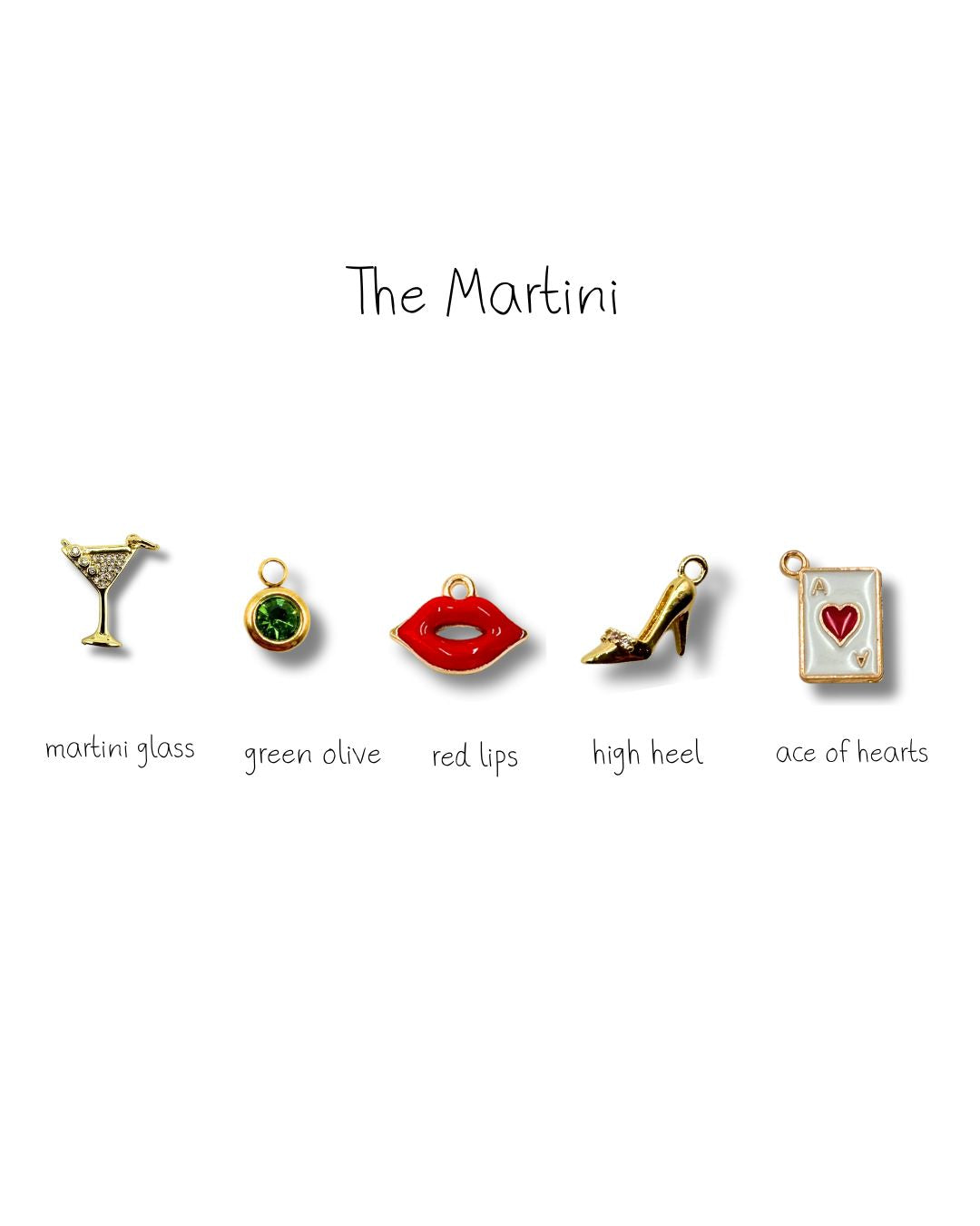 The Martini - Charm Necklace DIY Kit