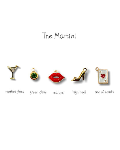 The Martini - Charm Necklace DIY Kit