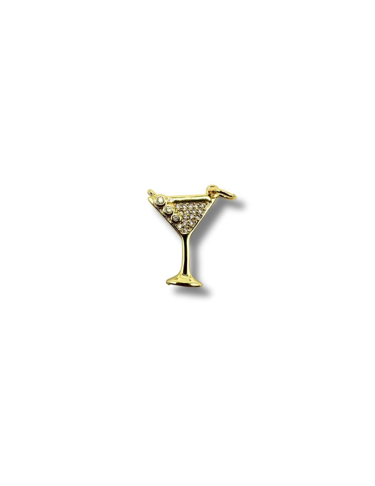 Bedazzled Martini Charm