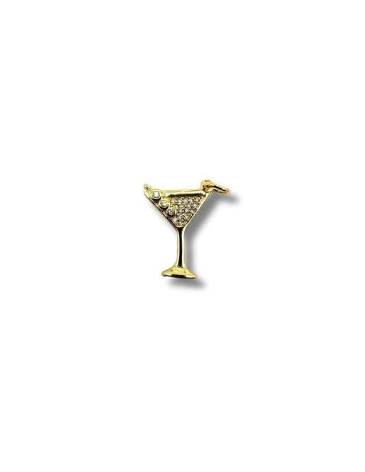 Bedazzled Martini Charm