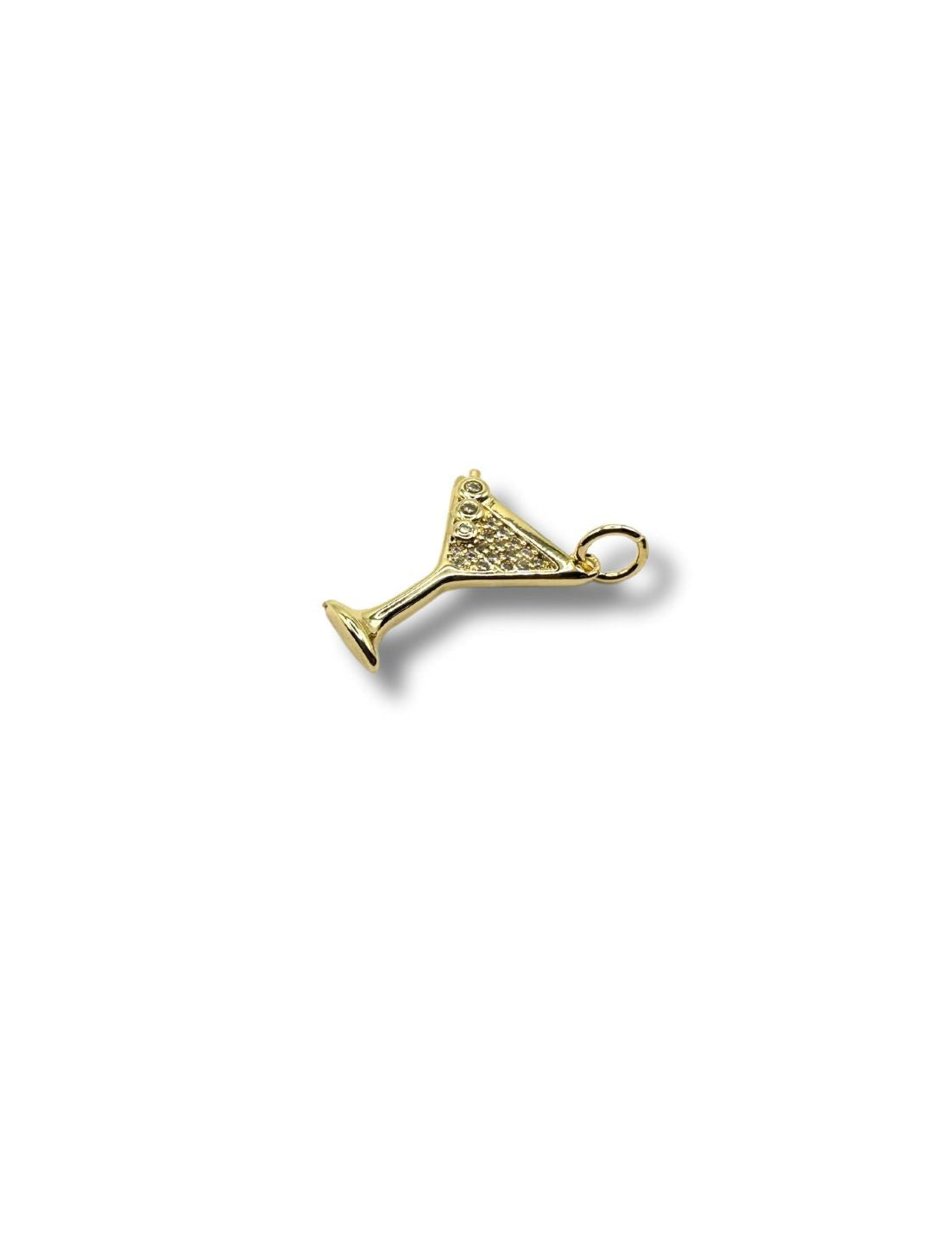 Bedazzled Martini Charm