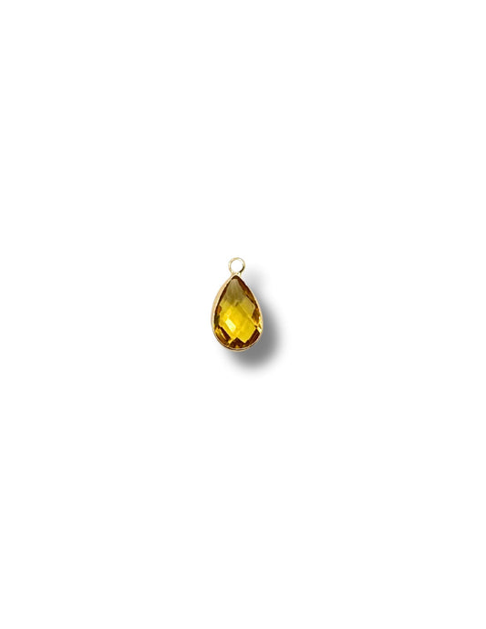 Yellow Gem Charm
