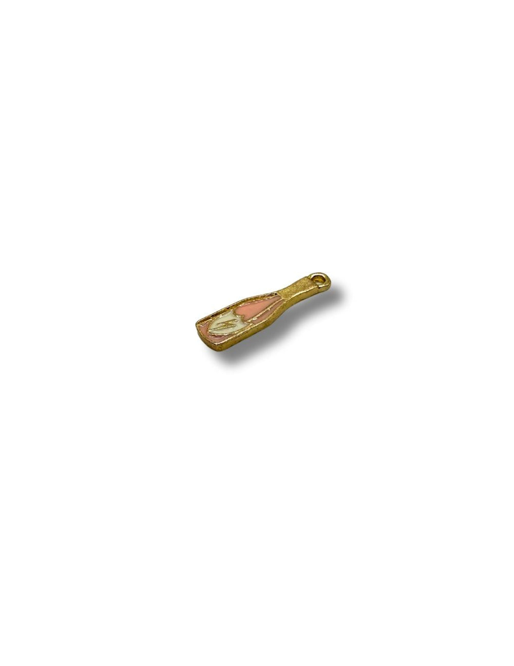 Pink Champagne Bottle Charm