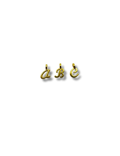 Cursive Letter Charm