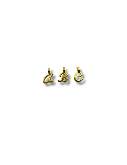 Cursive Letter Charm