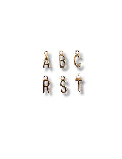 Rose Gold Letter Charm