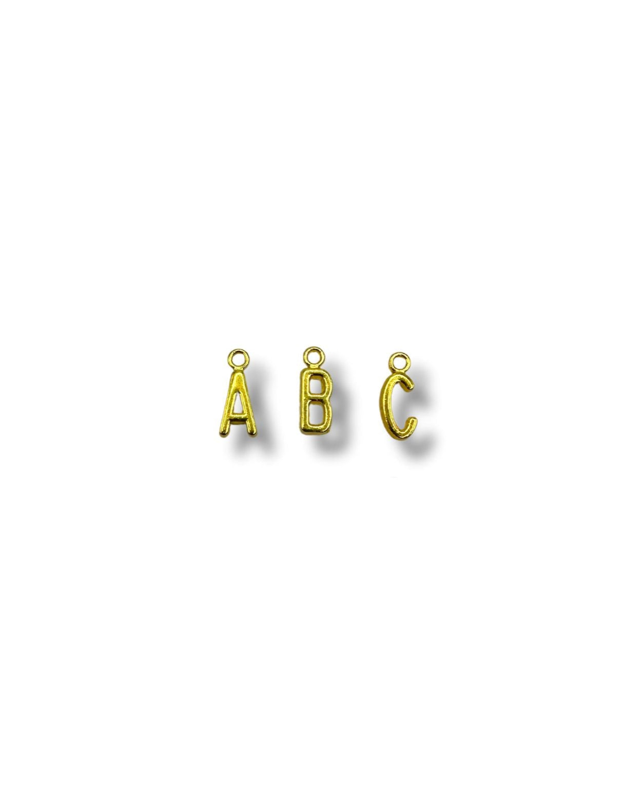 Gold Letter Charm