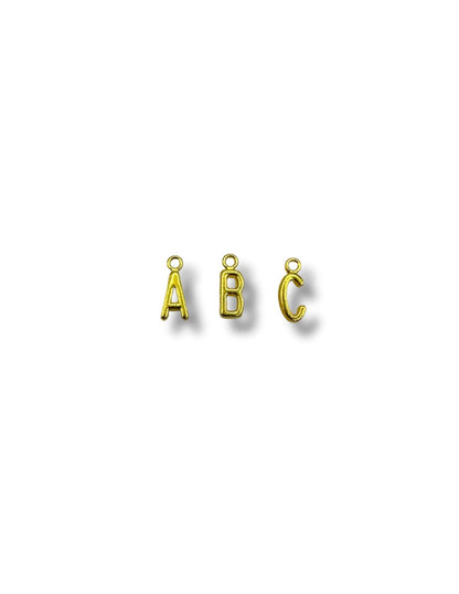 Gold Letter Charm