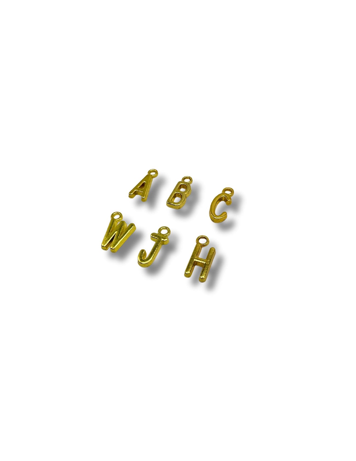 Gold Letter Charm