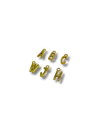 Gold Letter Charm