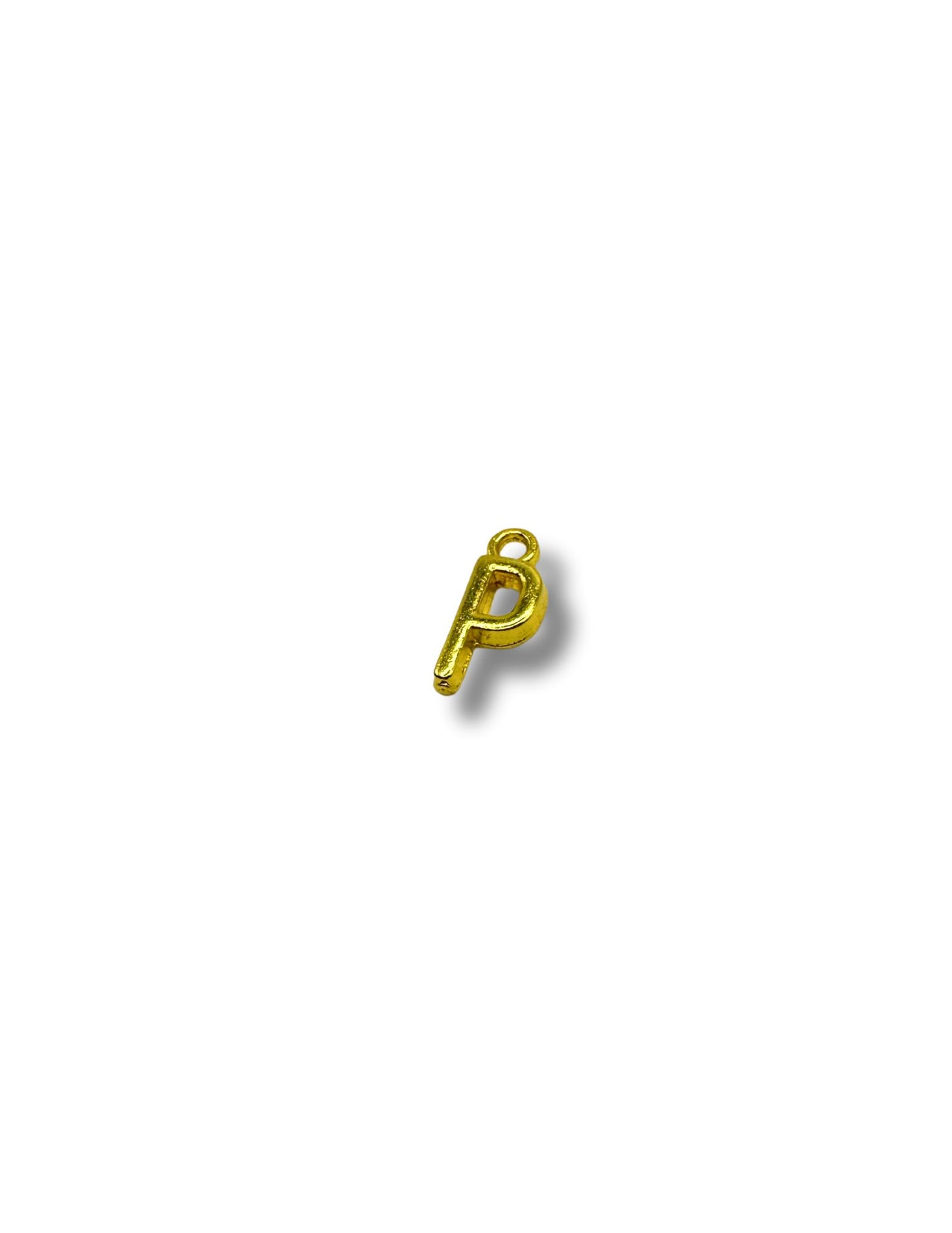 Gold Letter Charm