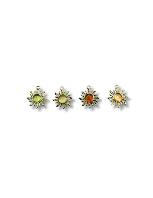 Colored Sun Charm