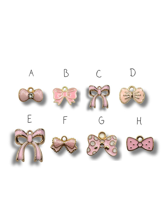 Pink Bow Charm