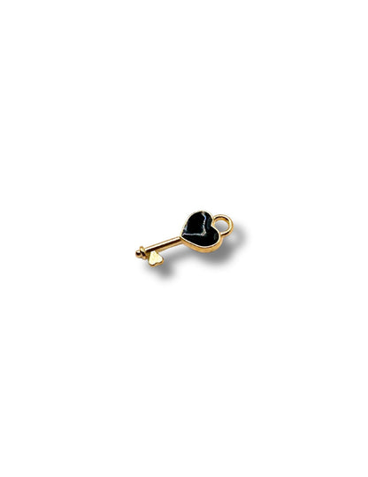 Heart Key Charm