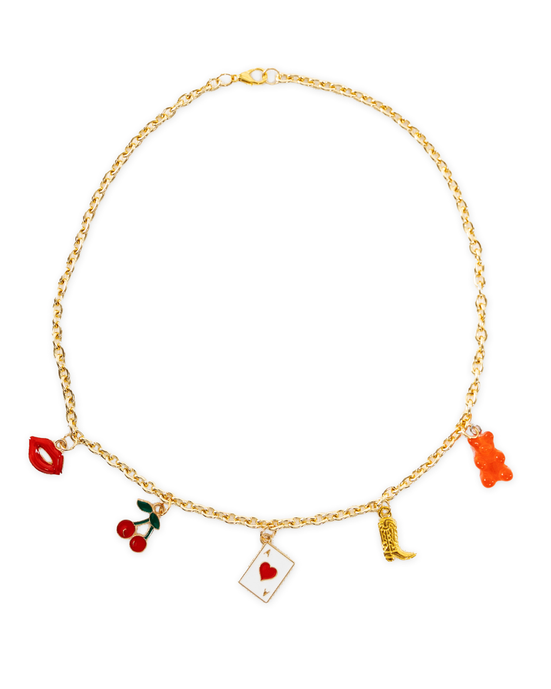 Pop Of Red - Charm Necklace DIY Set