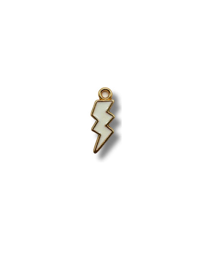 Colored Lightening Bolt Charm