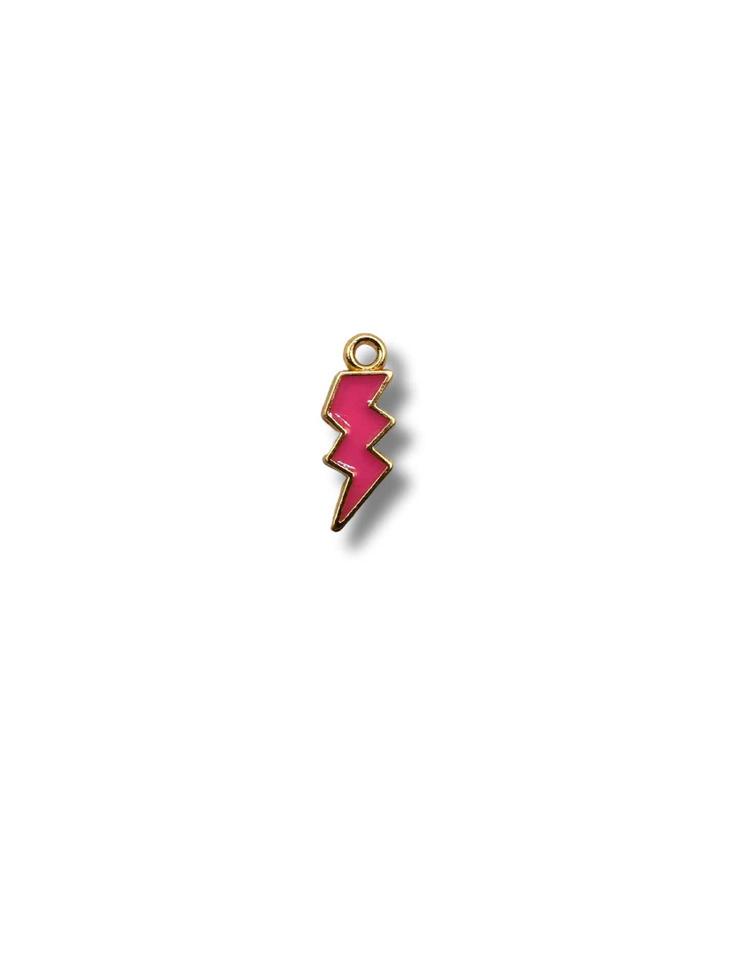 Colored Lightening Bolt Charm
