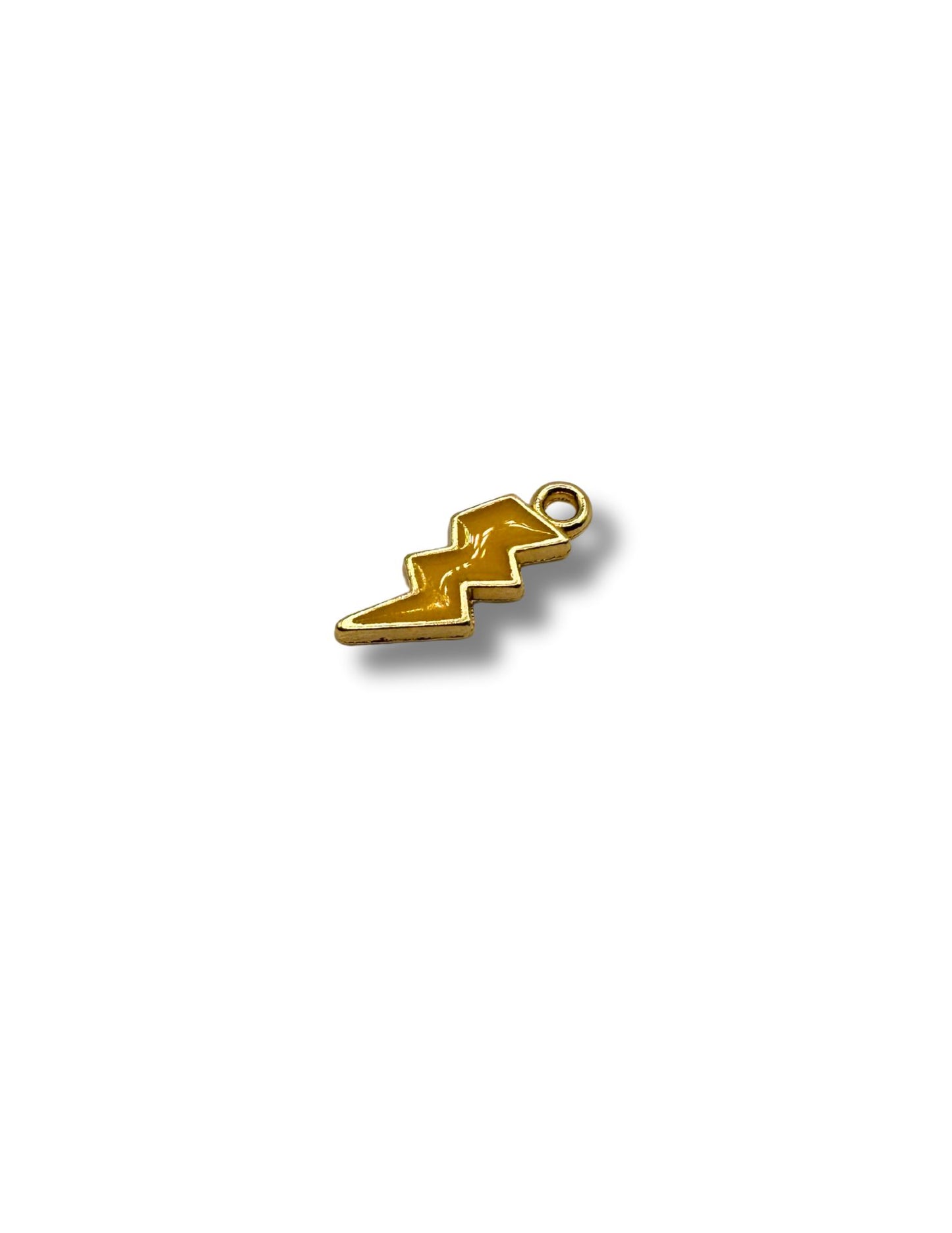 Colored Lightening Bolt Charm