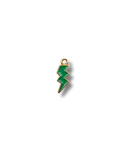Colored Lightening Bolt Charm