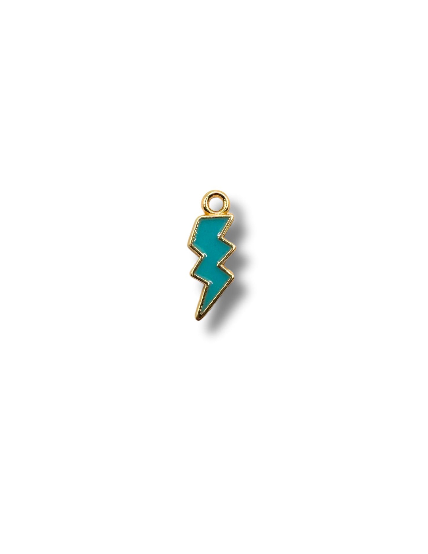 Colored Lightening Bolt Charm