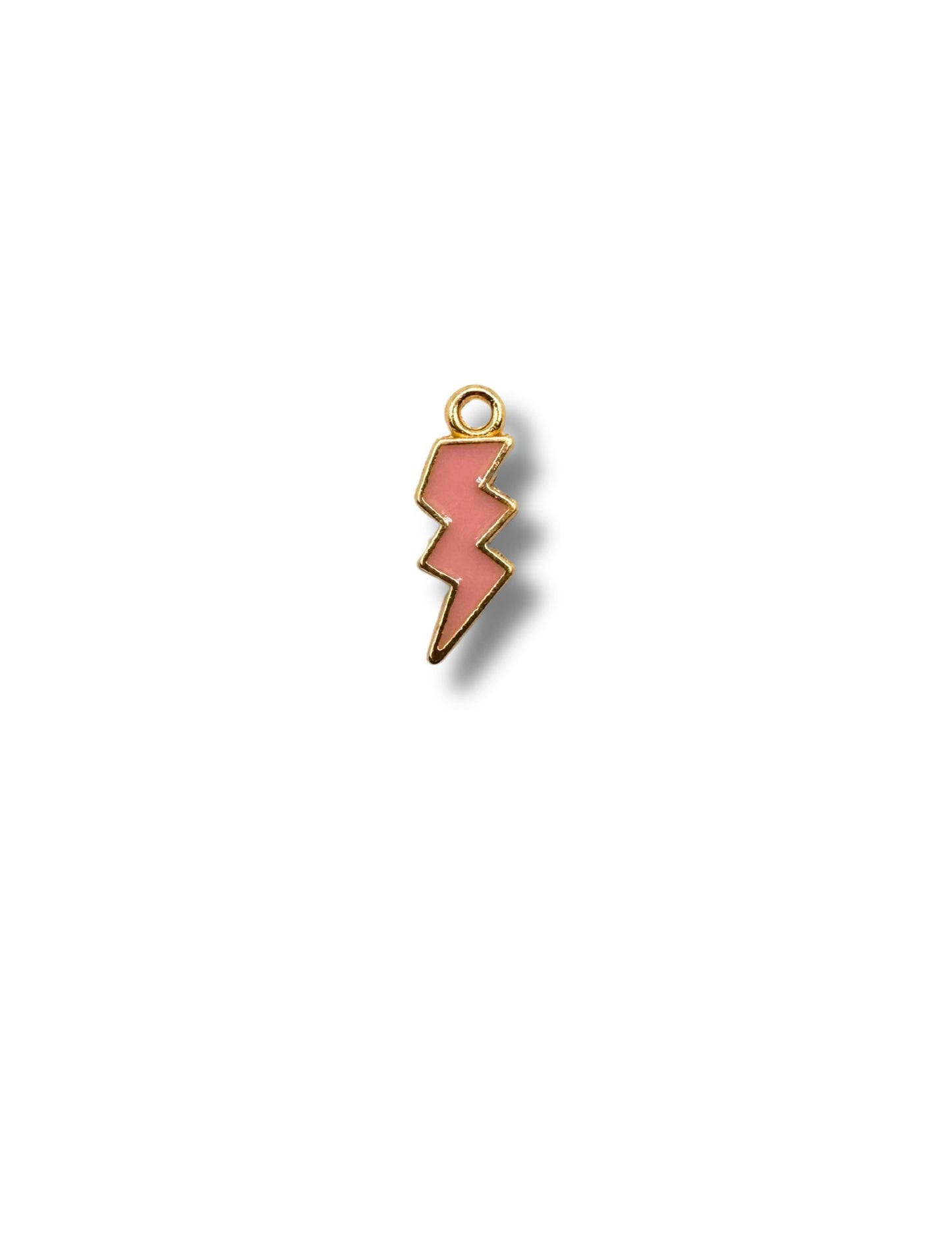 Colored Lightening Bolt Charm