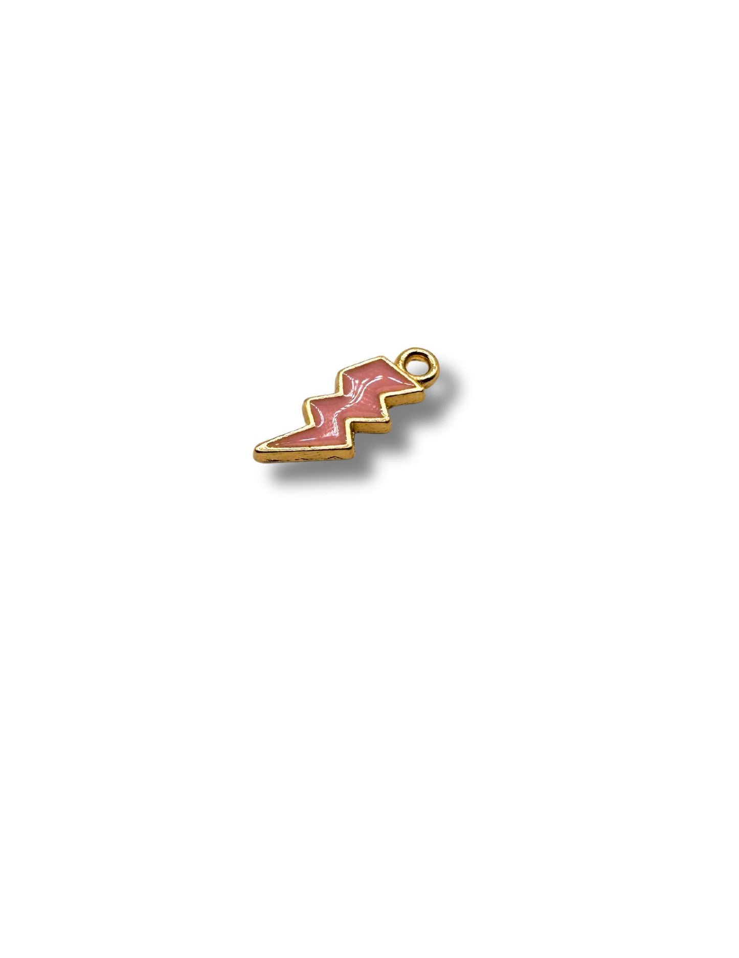 Colored Lightening Bolt Charm