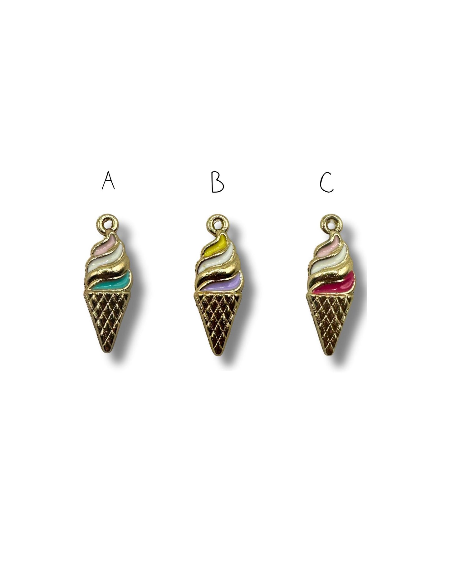 Ice Cream Cone Charm