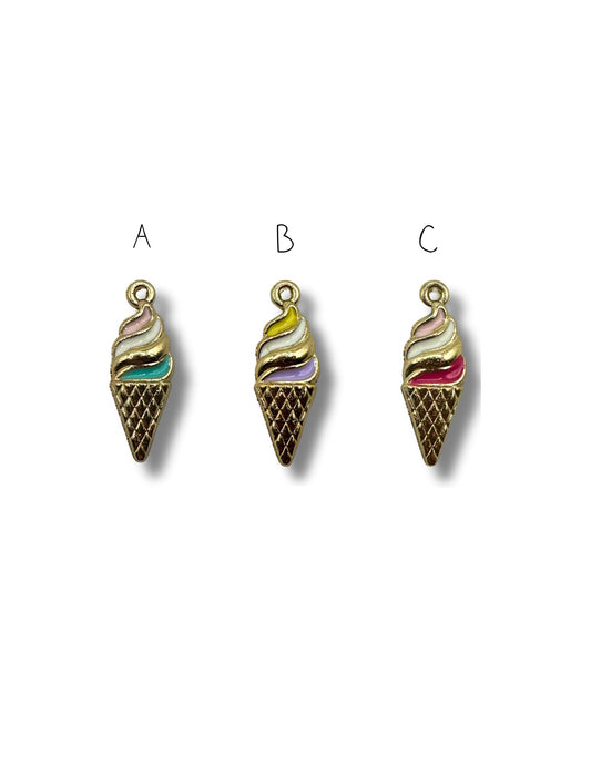 Ice Cream Cone Charm