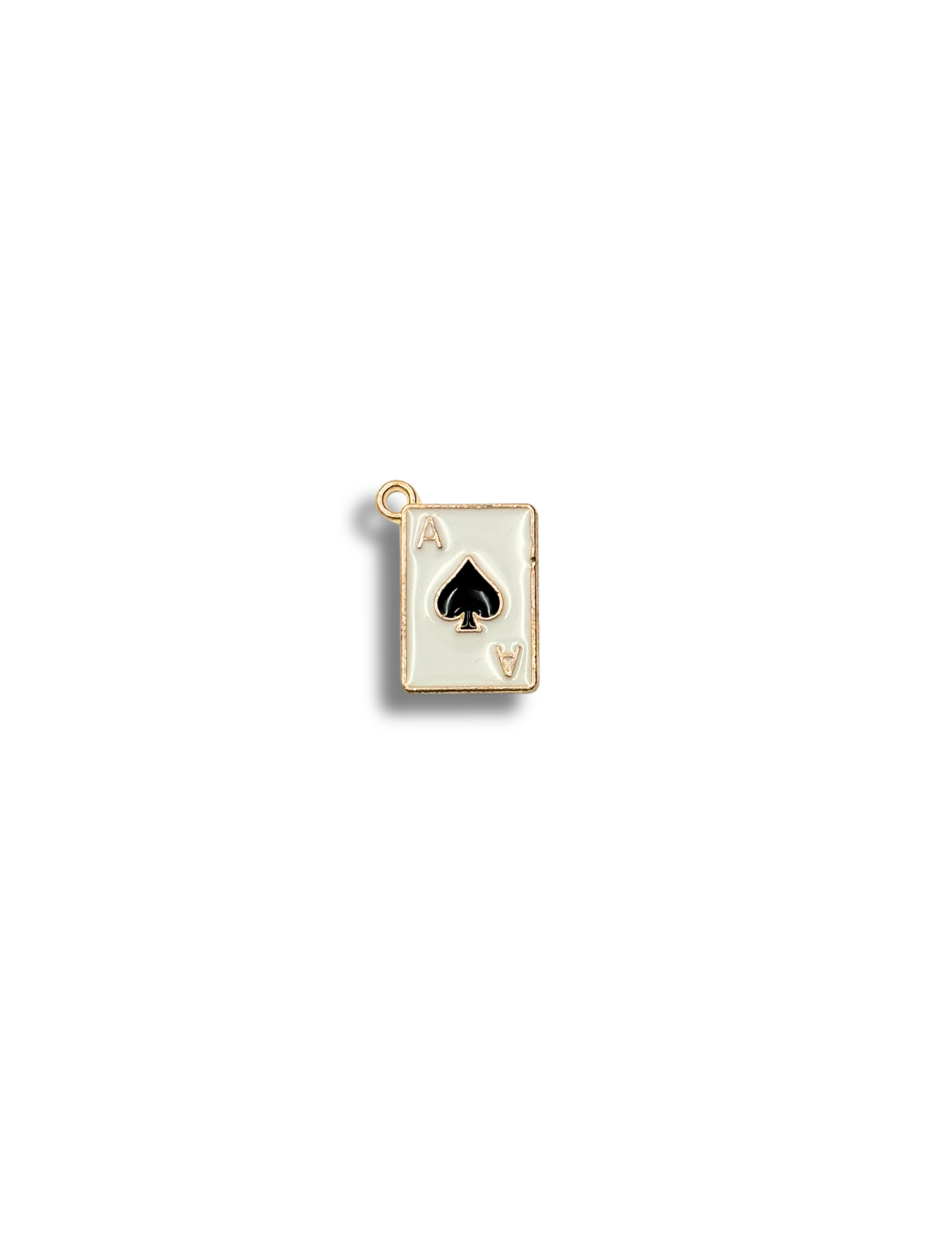 Poker card charms