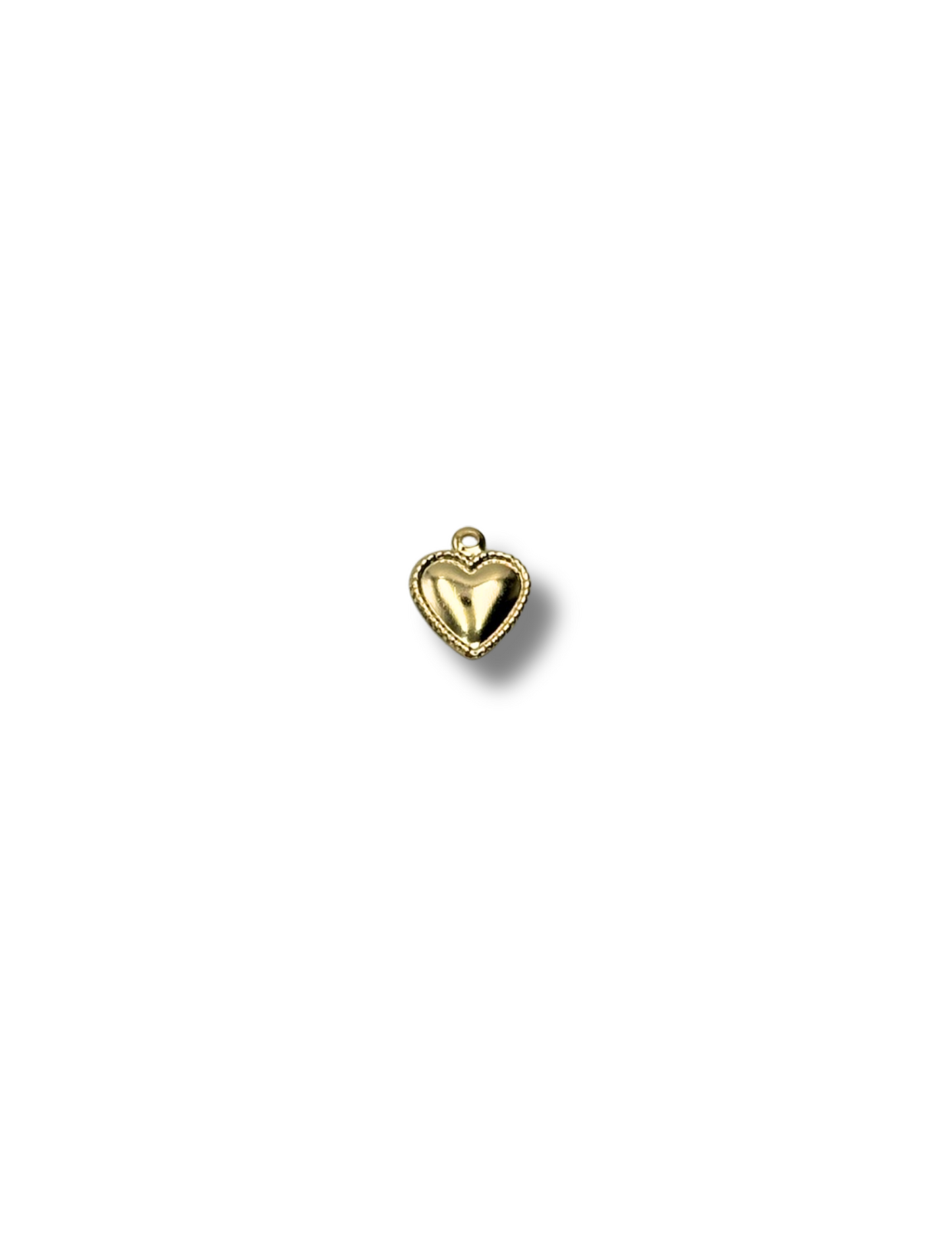 Mini gold heart charm