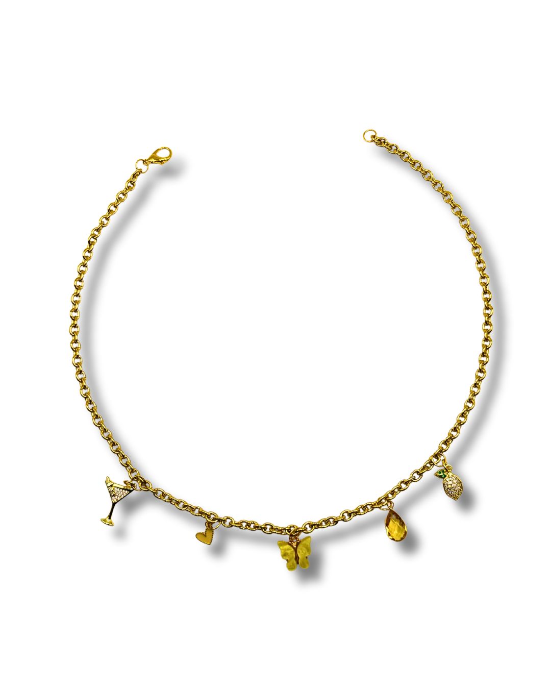 The Lemon Drop- Charm Necklace DIY Kit