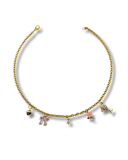 The Rosé All Day- Charm Necklace DIY Kit